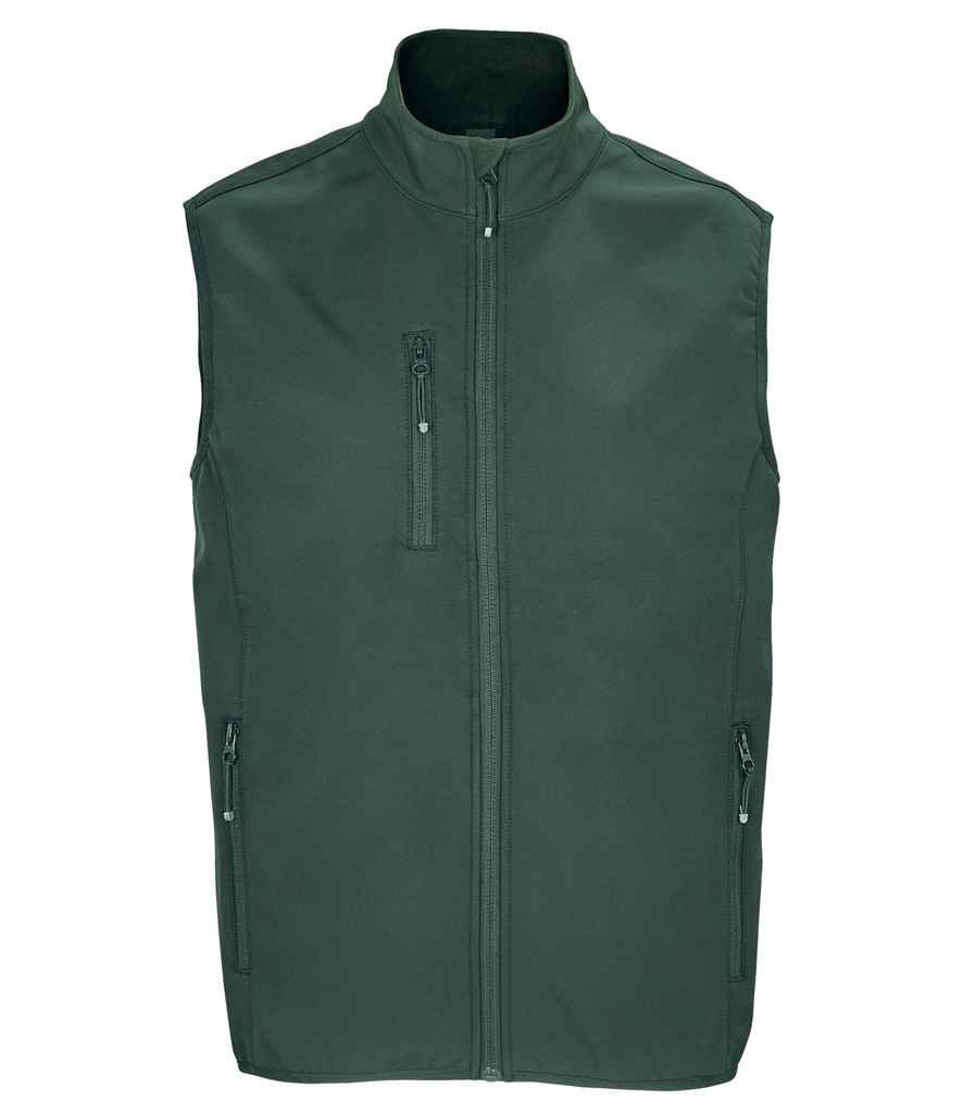 SOL'S Falcon Recycled Soft Shell Bodywarmer - Forest Green (03825)