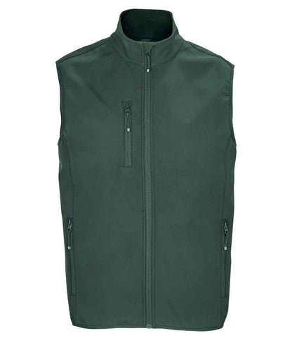 SOL'S Falcon Recycled Soft Shell Bodywarmer - Forest Green (03825)