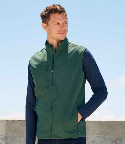 SOL'S Falcon Recycled Soft Shell Bodywarmer - Forest Green (03825)