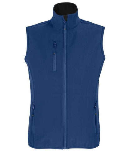 SOL'S Ladies Falcon Recycled Soft Shell Bodywarmer - Abyss Blue (03826)