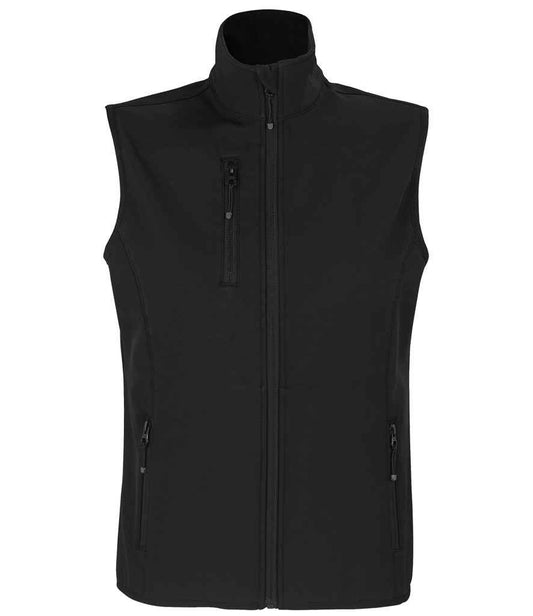 SOL'S Ladies Falcon Recycled Soft Shell Bodywarmer - Black (03826)