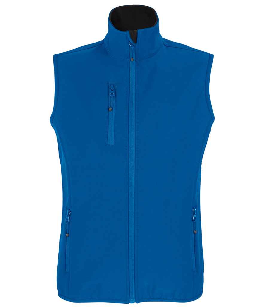 SOL'S Ladies Falcon Recycled Soft Shell Bodywarmer - Royal Blue (03826)