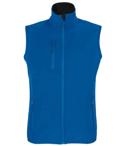 SOL'S Ladies Falcon Recycled Soft Shell Bodywarmer - Royal Blue (03826)