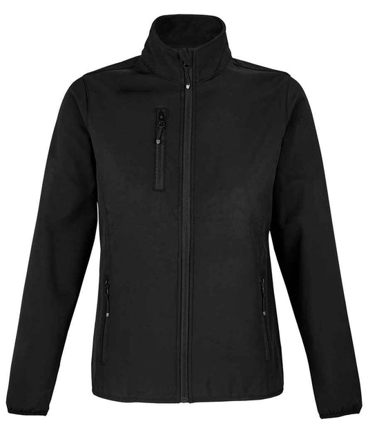 SOL'S Ladies Falcon Recycled Soft Shell Jacket - Black (03828)