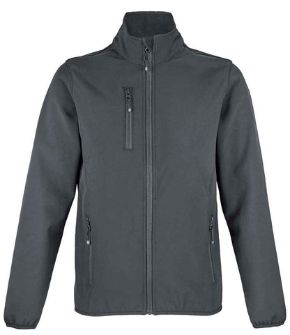 SOL'S Ladies Falcon Recycled Soft Shell Jacket - Charcoal (03828)
