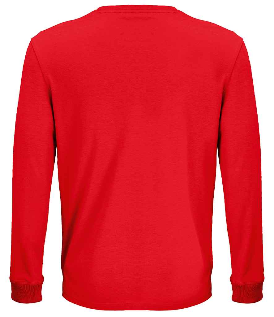 SOL'S Unisex Pioneer Long Sleeve T-Shirt - Bright Red (03982)