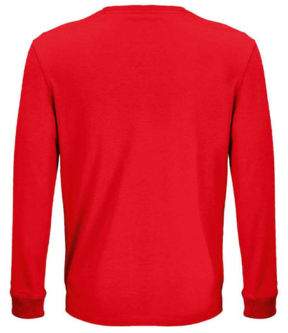 SOL'S Unisex Pioneer Long Sleeve T-Shirt - Bright Red (03982)