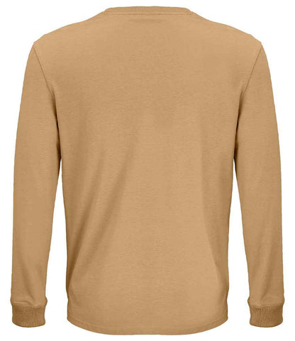 SOL'S Unisex Pioneer Long Sleeve T-Shirt - Dark Beige (03982)
