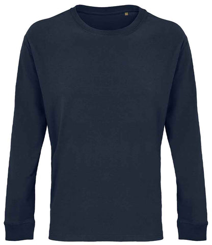SOL'S Unisex Pioneer Long Sleeve T-Shirt - French Navy (03982)