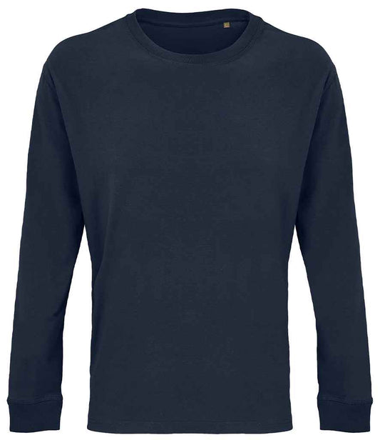 SOL'S Unisex Pioneer Long Sleeve T-Shirt - French Navy (03982)