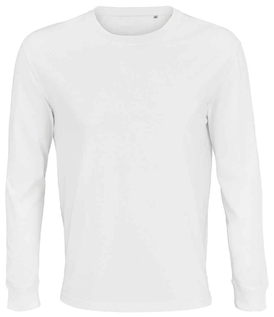SOL'S Unisex Pioneer Long Sleeve T-Shirt - White (03982)