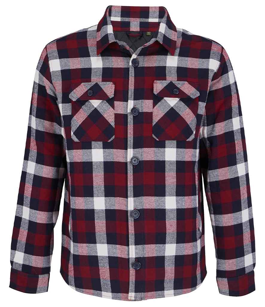 SOL'S SOL'S Unisex Noah Padded Overshirt - Medium Burgundy (03989)