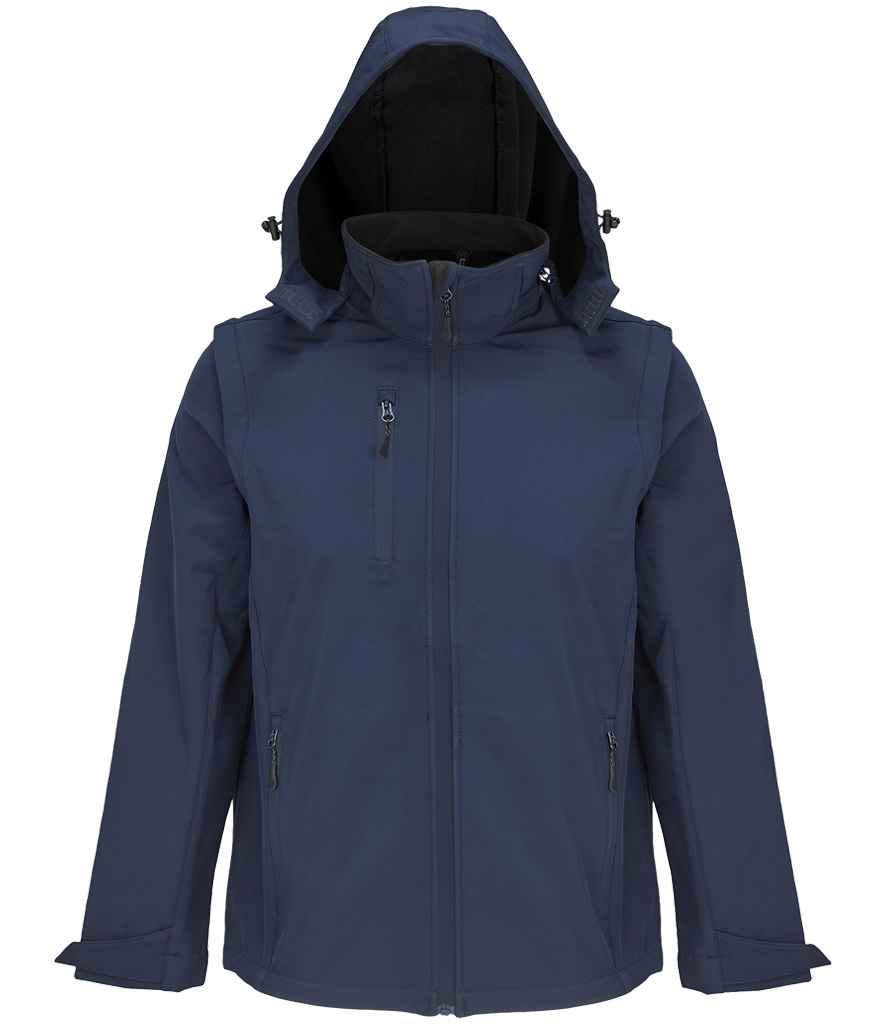 SOL'S SOL'S Unisex Falcon 3-in-1 Soft Shell Jacket - Abyss Blue (03995)