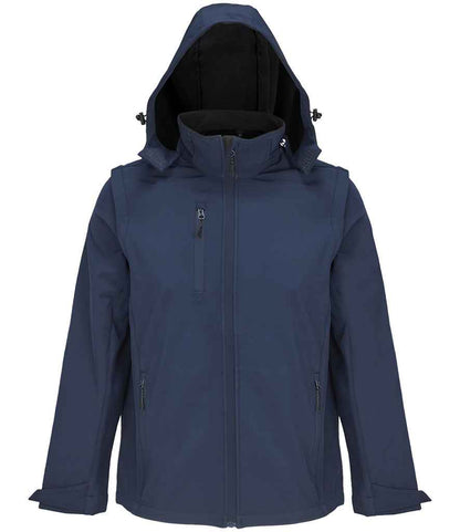 SOL'S SOL'S Unisex Falcon 3-in-1 Soft Shell Jacket - Abyss Blue (03995)