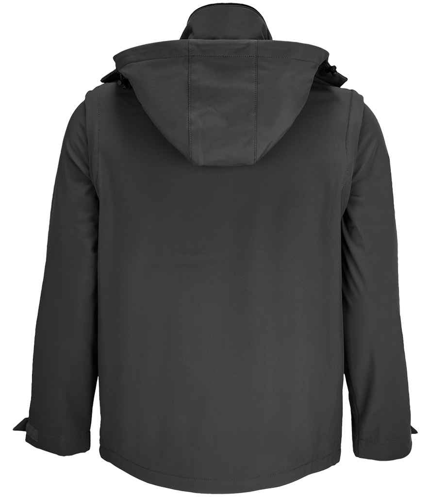 SOL'S SOL'S Unisex Falcon 3-in-1 Soft Shell Jacket - Charcoal (03995)