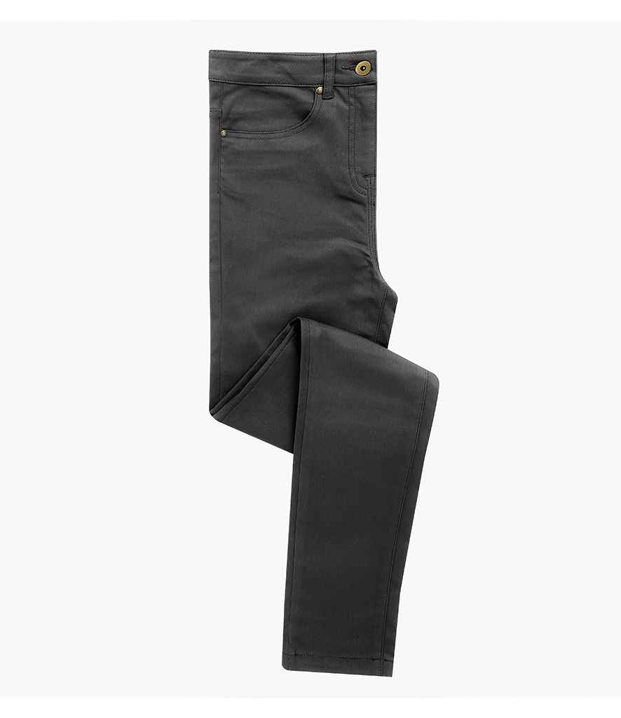 Premier Ladies Performance Chino Jeans - FRONT
