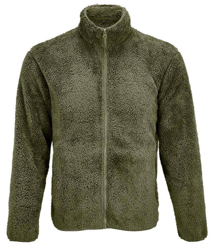 SOL'S SOL'S Unisex Finch Fluffy Jacket - Army (04022)