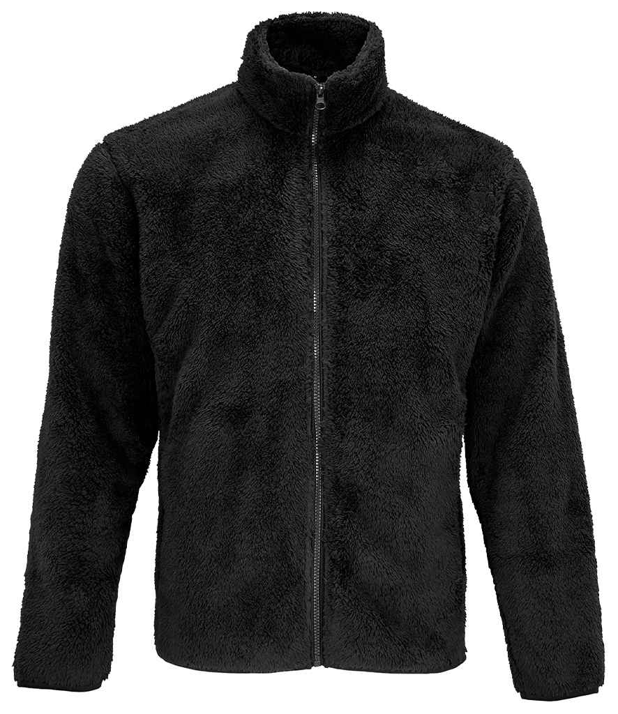 SOL'S SOL'S Unisex Finch Fluffy Jacket - Black (04022)