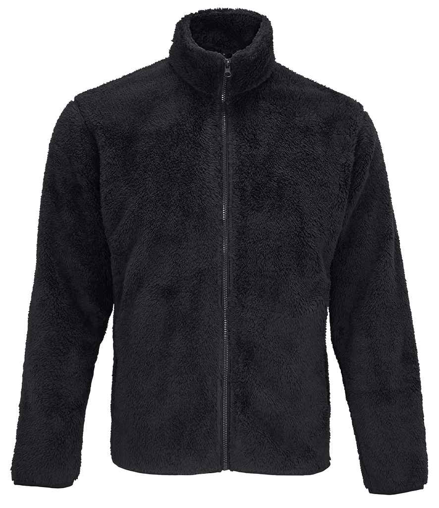 SOL'S SOL'S Unisex Finch Fluffy Jacket - Carbon Grey (04022)