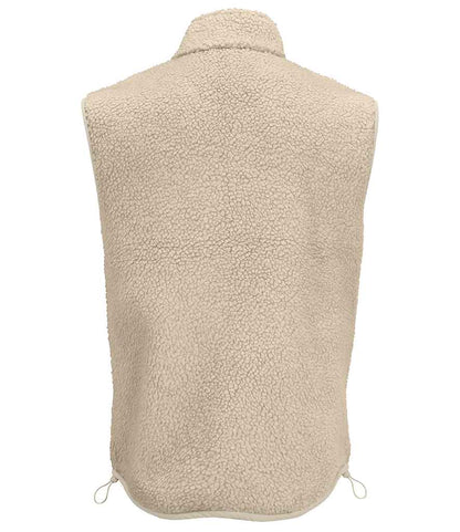 SOL'S SOL'S Unisex Fury Sherpa Bodywarmer - Shear Beige/Beige (04041)