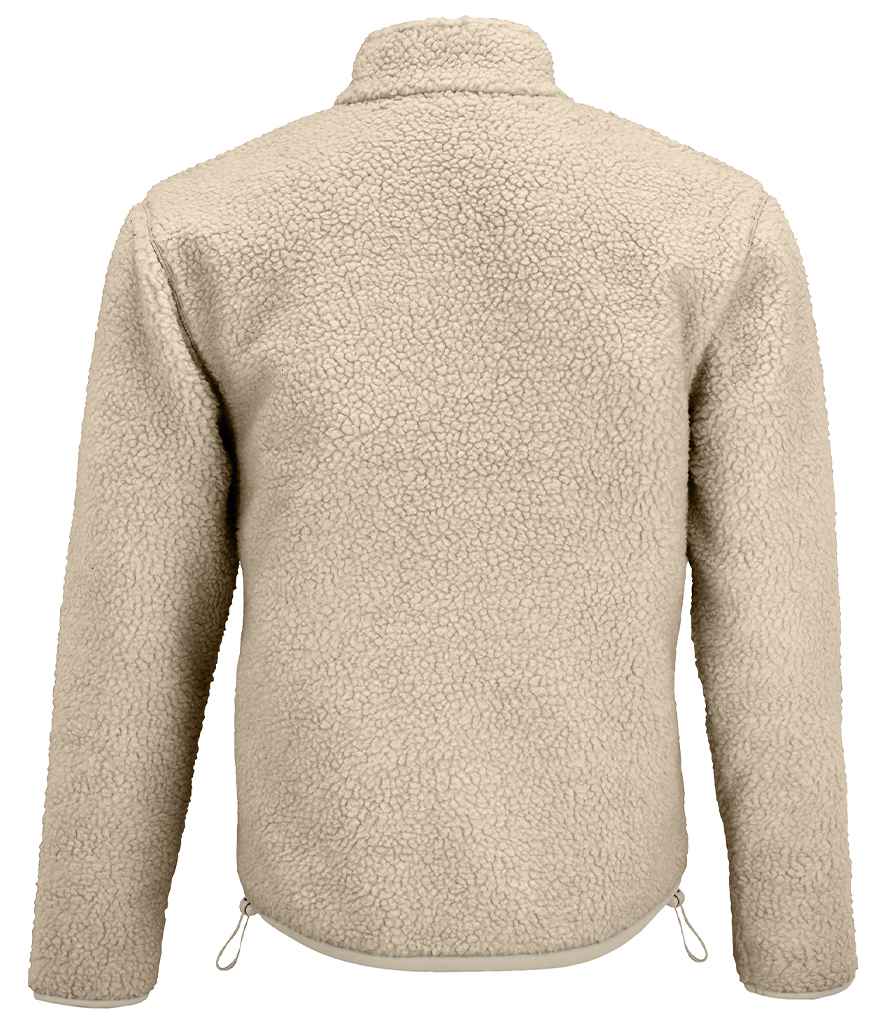 SOL'S SOL'S Unisex Fury Sherpa Jacket - Shear Beige/Beige (04042)