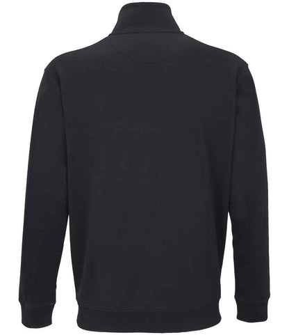 SOL'S SOL'S Unisex Conrad 1/4 Zip Sweatshirt - Black (04234)