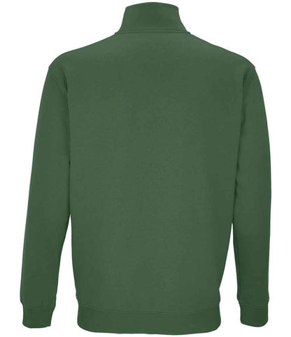 SOL'S SOL'S Unisex Conrad 1/4 Zip Sweatshirt - Bottle Green (04234)