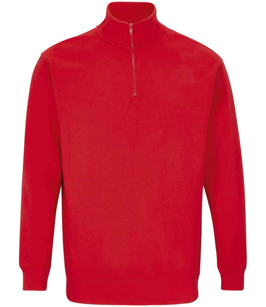 SOL'S SOL'S Unisex Conrad 1/4 Zip Sweatshirt - Bright Red (04234)