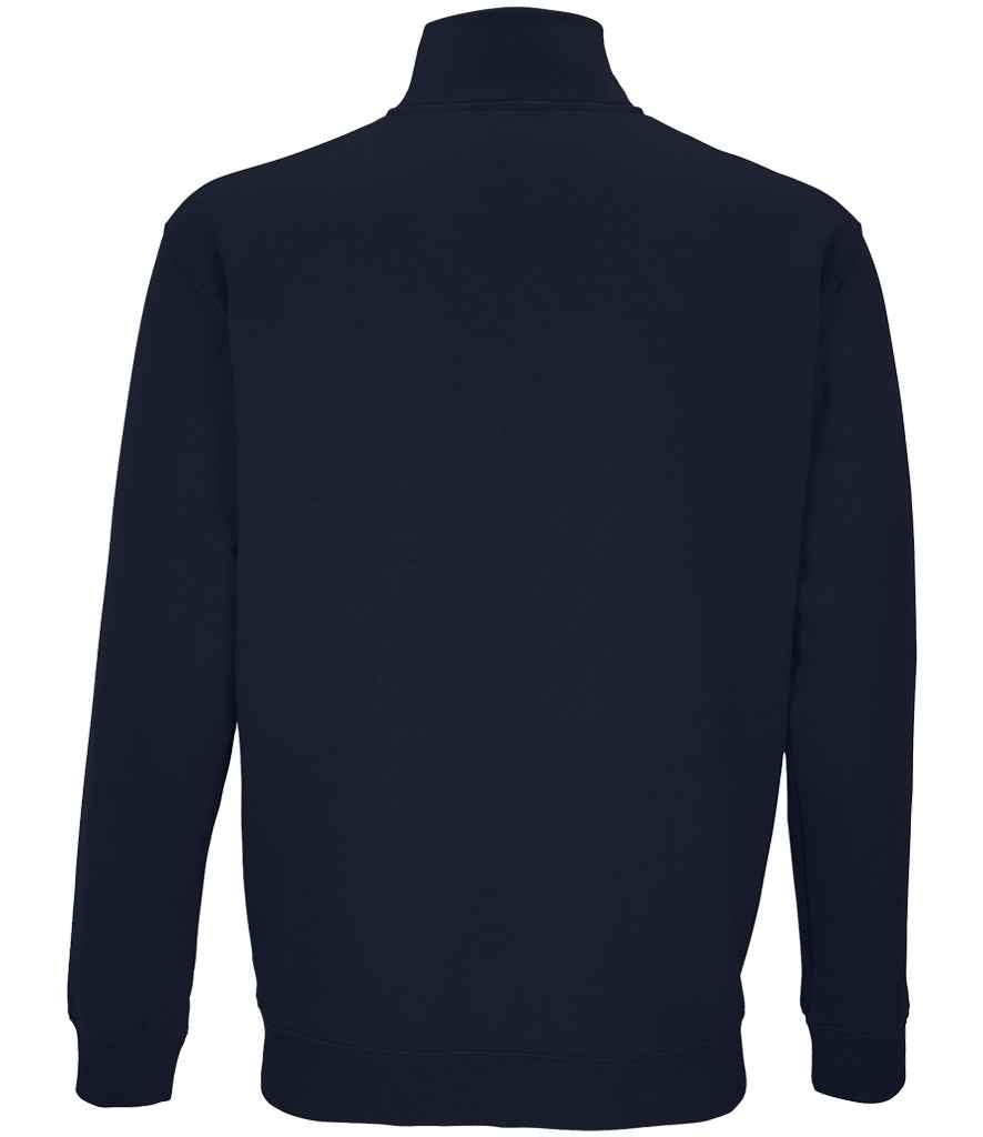 SOL'S SOL'S Unisex Conrad 1/4 Zip Sweatshirt - French Navy (04234)
