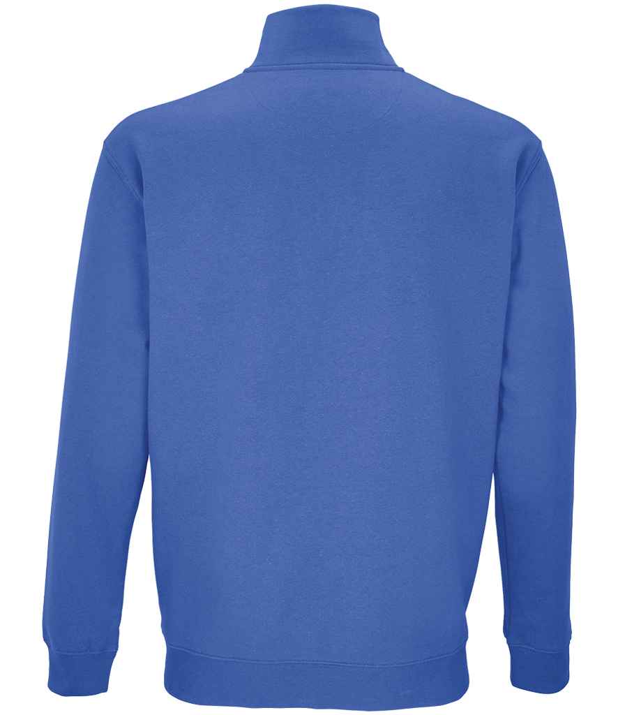 SOL'S SOL'S Unisex Conrad 1/4 Zip Sweatshirt - Royal Blue (04234)