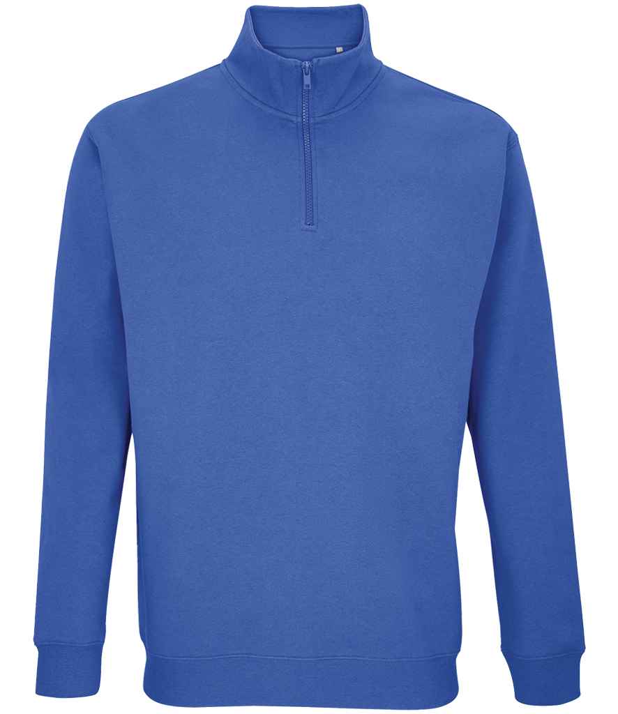 SOL'S SOL'S Unisex Conrad 1/4 Zip Sweatshirt - Royal Blue (04234)
