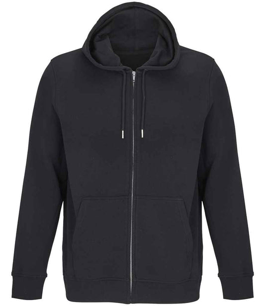 SOL'S SOL'S Unisex Calipso Eco-Friendly Full Zip Hoodie - Black (04237)