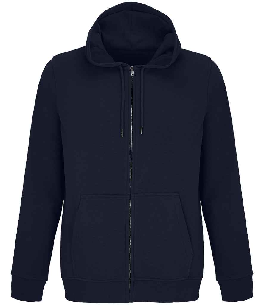 SOL'S SOL'S Unisex Calipso Eco-Friendly Full Zip Hoodie - French Navy (04237)