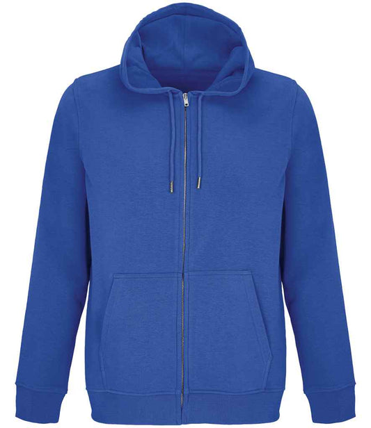 SOL'S SOL'S Unisex Calipso Eco-Friendly Full Zip Hoodie - Royal Blue (04237)