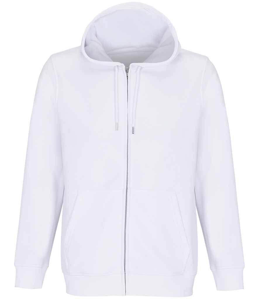SOL'S SOL'S Unisex Calipso Eco-Friendly Full Zip Hoodie - White (04237)