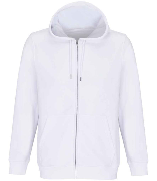 SOL'S SOL'S Unisex Calipso Eco-Friendly Full Zip Hoodie - White (04237)