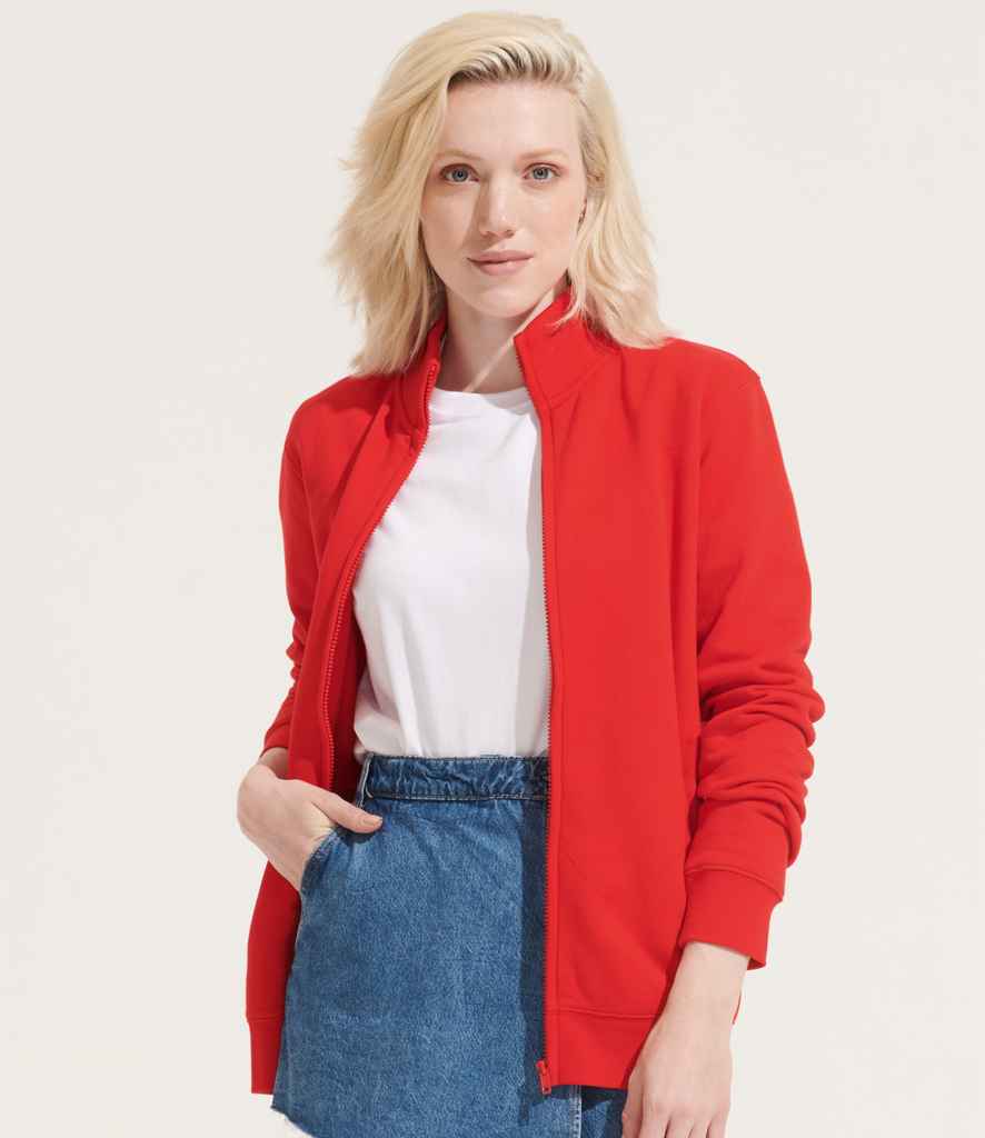 SOL'S SOL'S Unisex Cooper Full Zip Sweat Jacket - Bright Red (04240)