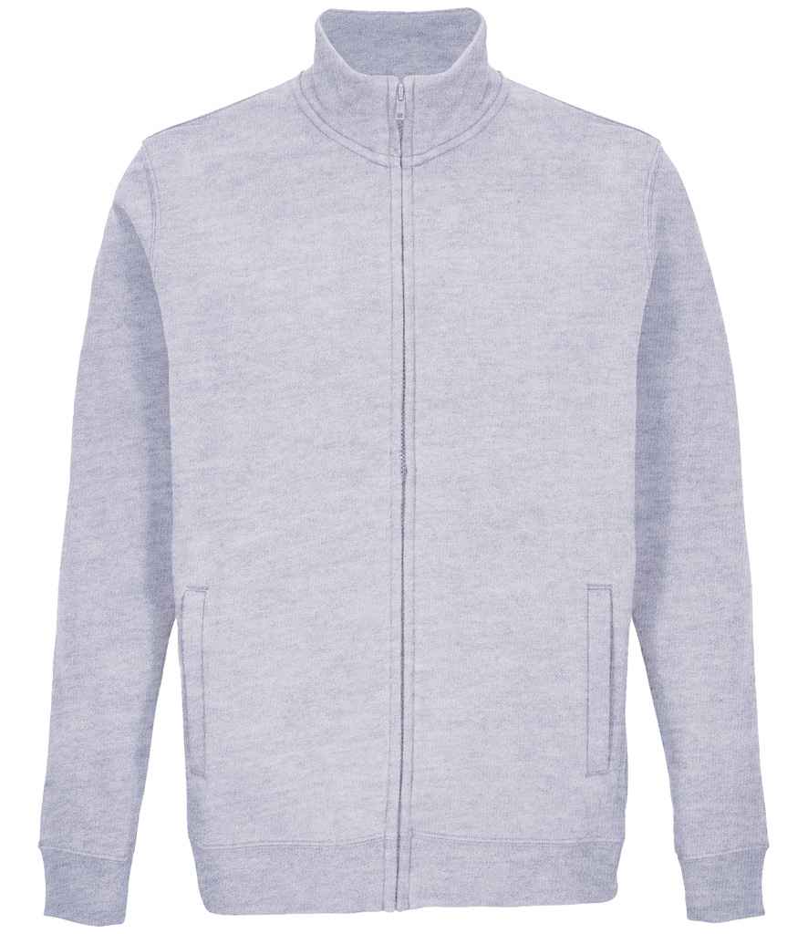 SOL'S SOL'S Unisex Cooper Full Zip Sweat Jacket - Grey Marl (04240)