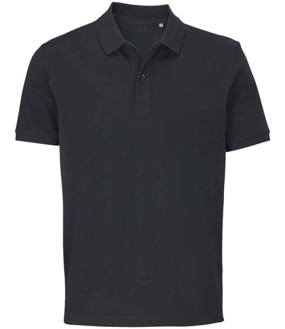 SOL'S SOL'S Unisex Pegase Piqué Polo Shirt - Black (04242)