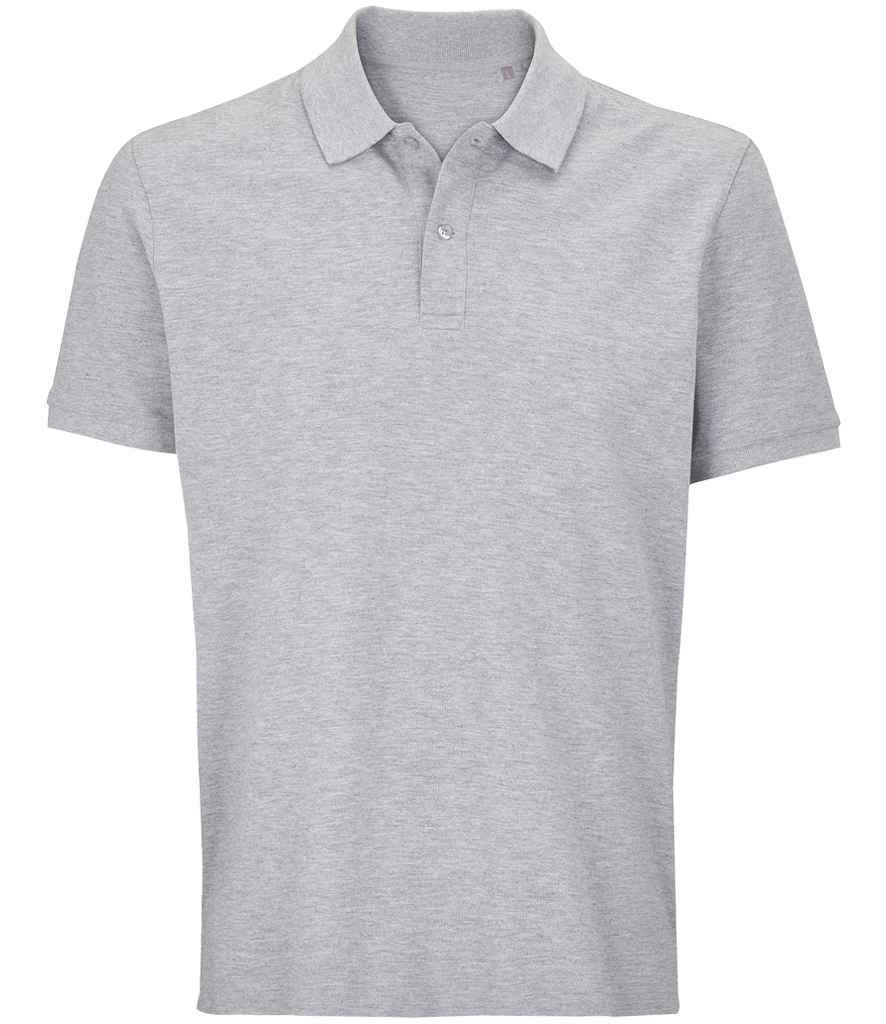 SOL'S SOL'S Unisex Pegase Piqué Polo Shirt - Grey Marl (04242)