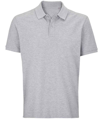 SOL'S SOL'S Unisex Pegase Piqué Polo Shirt - Grey Marl (04242)