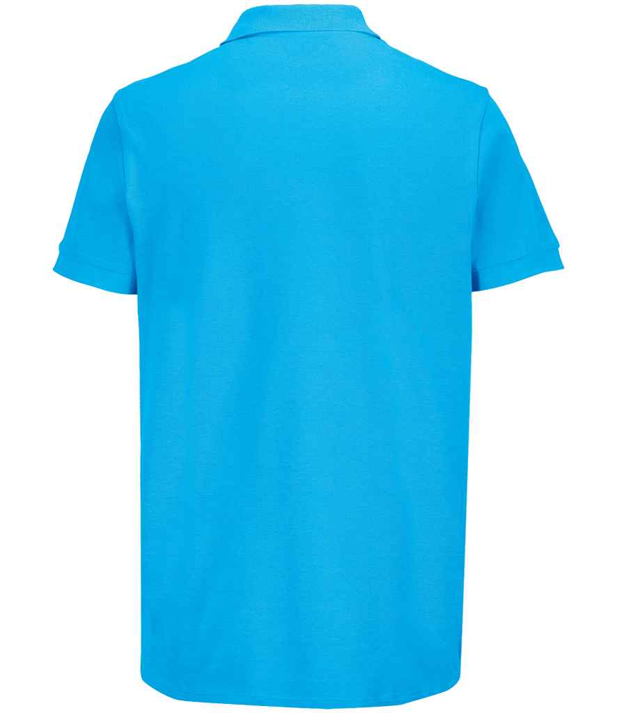 SOL'S SOL'S Unisex Pacific Twin Piqué Polo Shirt - Aqua (04439)