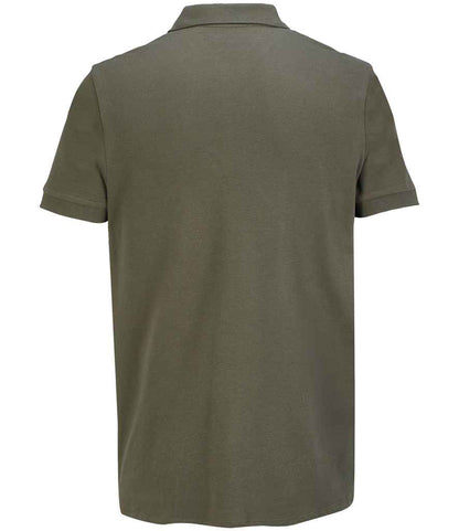 SOL'S SOL'S Unisex Pacific Twin Piqué Polo Shirt - Army (04439)
