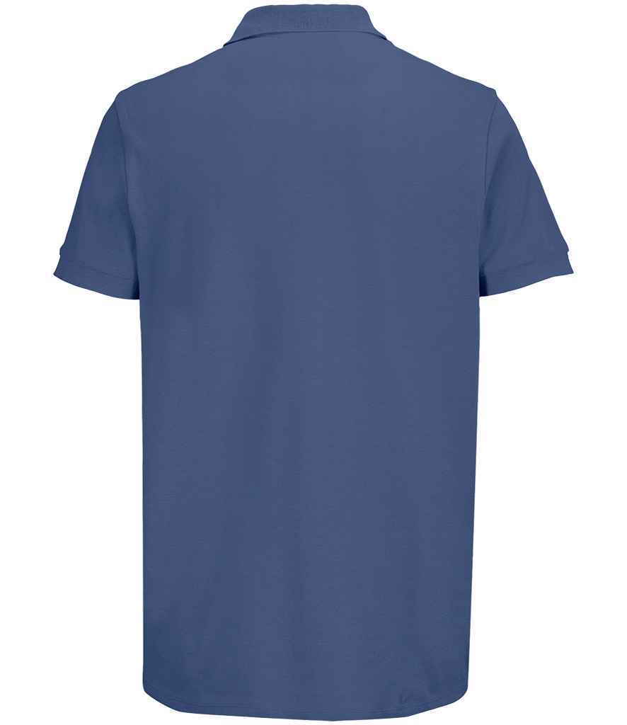 SOL'S SOL'S Unisex Pacific Twin Piqué Polo Shirt - Denim (04439)