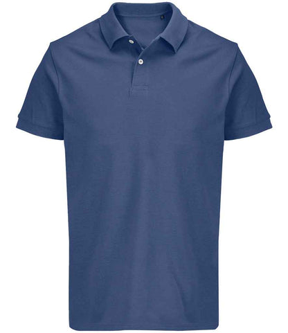 SOL'S SOL'S Unisex Pacific Twin Piqué Polo Shirt - Denim (04439)