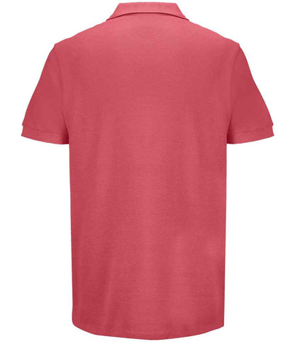 SOL'S SOL'S Unisex Pacific Twin Piqué Polo Shirt - Folk Pink (04439)