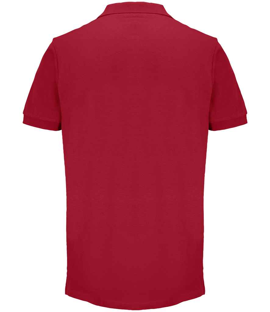 SOL'S SOL'S Unisex Pacific Twin Piqué Polo Shirt - Folk Red (04439)