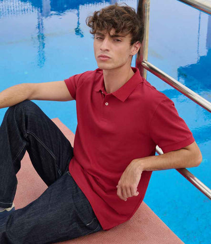 SOL'S SOL'S Unisex Pacific Twin Piqué Polo Shirt - Folk Red (04439)