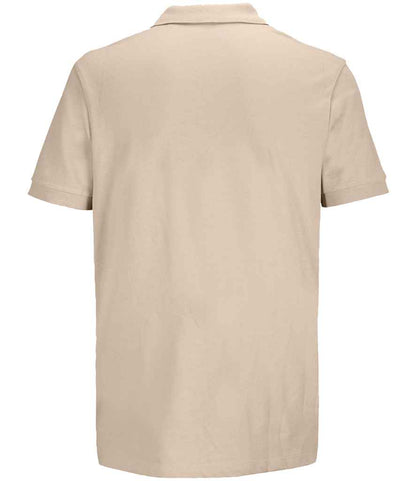 SOL'S SOL'S Unisex Pacific Twin Piqué Polo Shirt - Linen (04439)