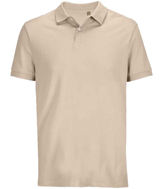SOL'S SOL'S Unisex Pacific Twin Piqué Polo Shirt - Linen (04439)